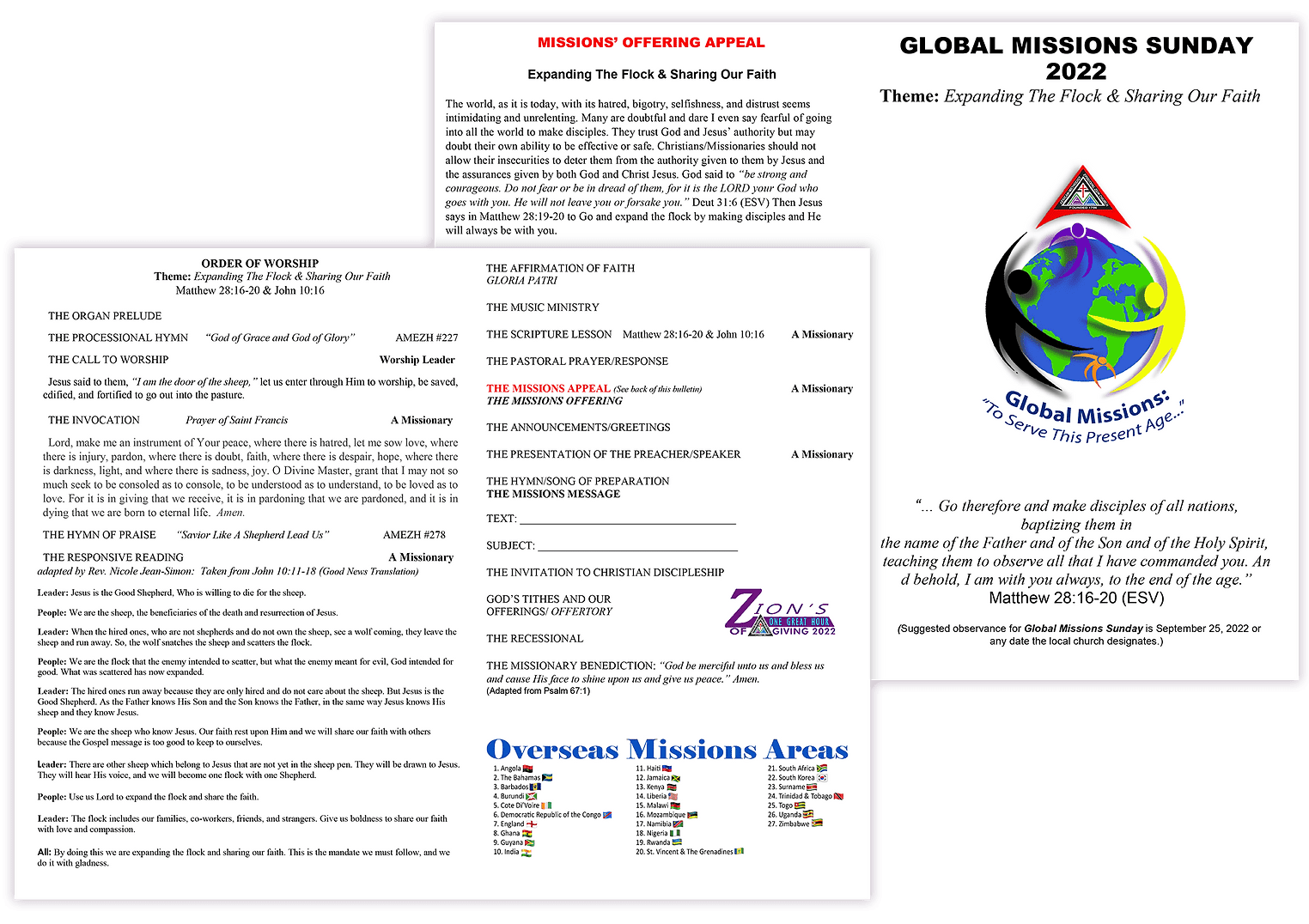 Global Missions Sunday 2022