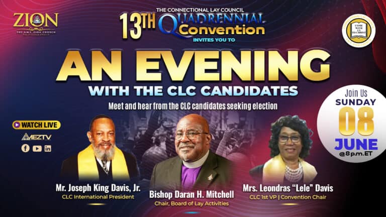Connectional Lay Council – “An Evening with the CLC Candidates”