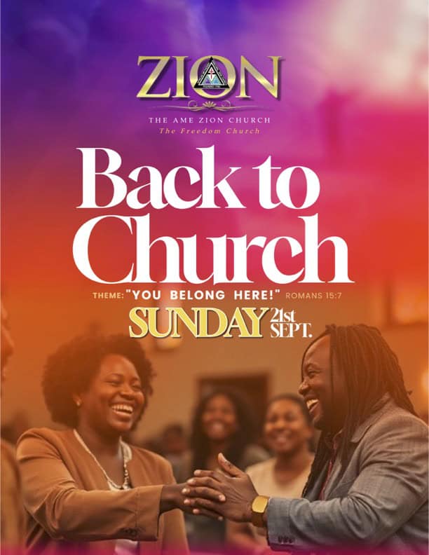 Zion Back To Church Sunday